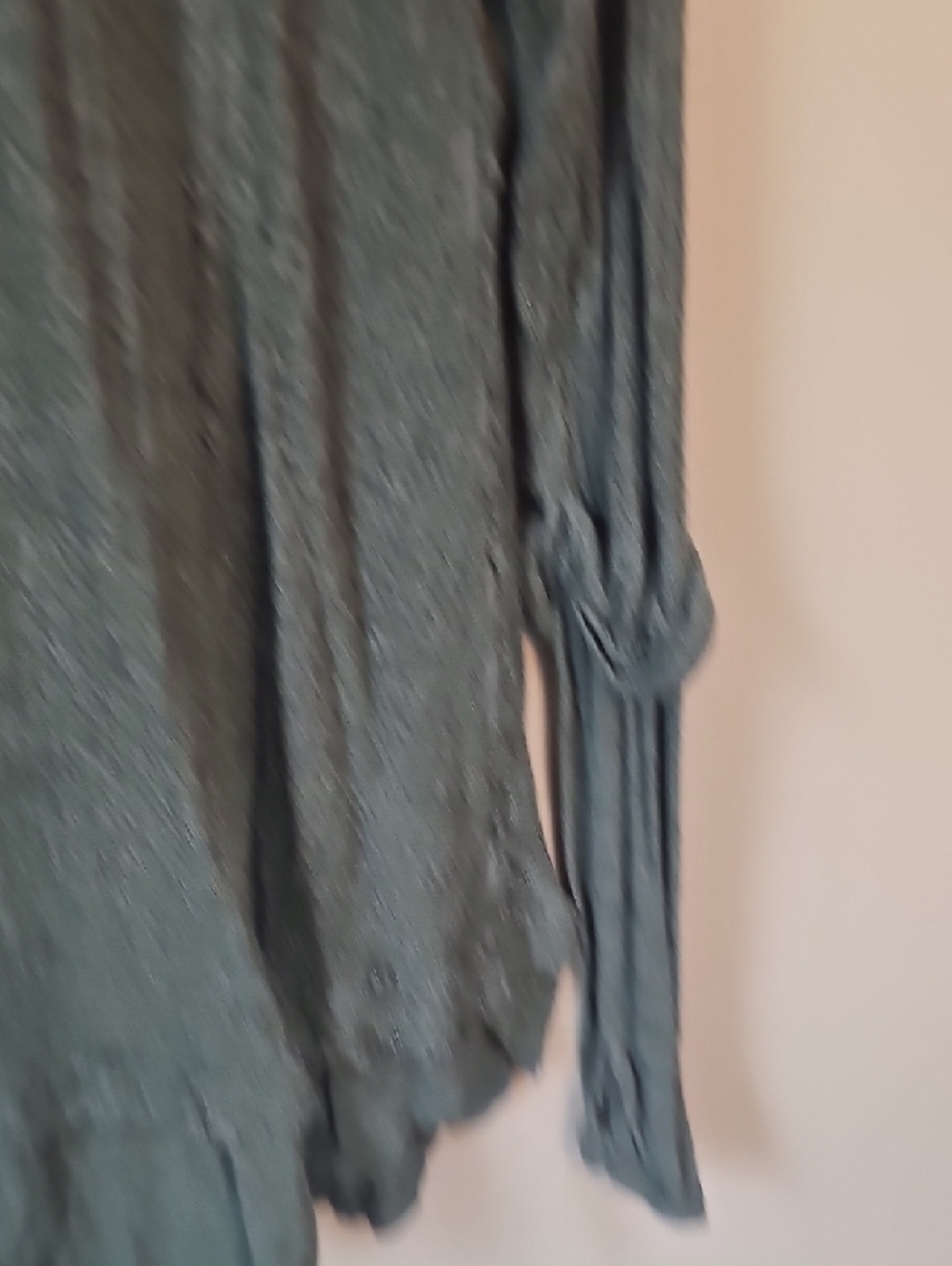 We The Free Olive Green Knit Top with Metal Logo - Picture 3 of 5
